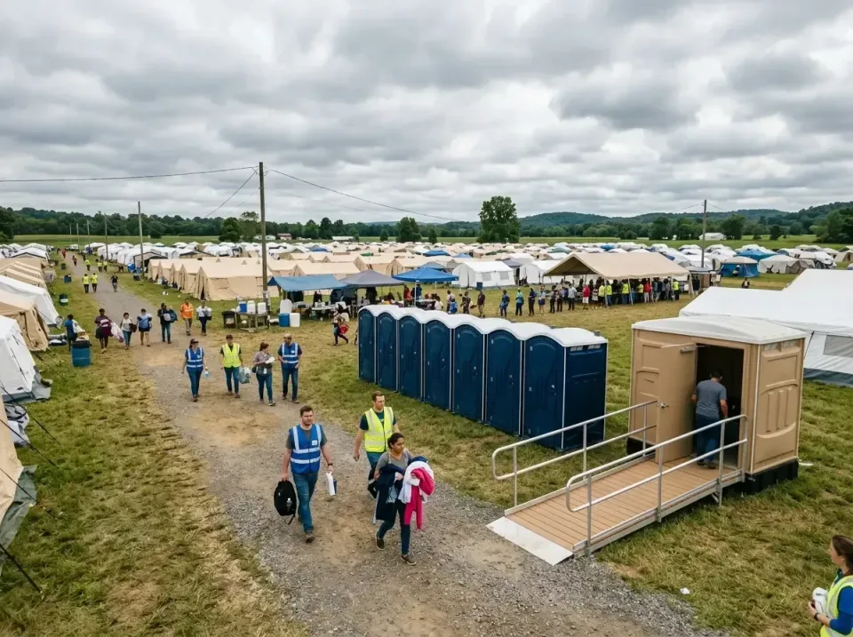 disaster-relief-camp-restrooms-010 — frequently asked questions, Dumpster & Portable Bathrooms Rental in Sappington, MO